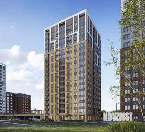 3-к квартира, строящийся дом, 77м2, 7/17 этаж