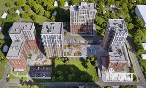 3-к квартира, строящийся дом, 77м2, 7/17 этаж